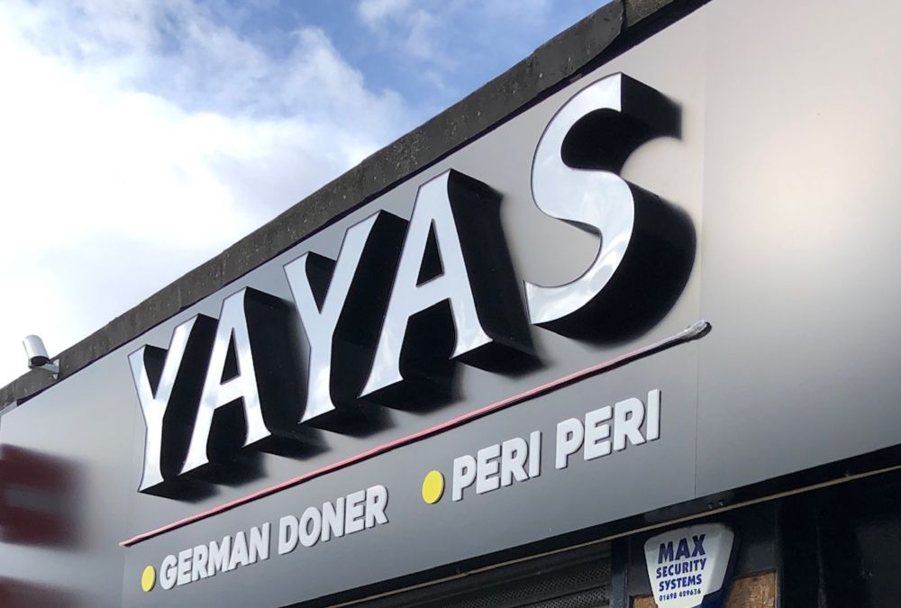 3D Letters Glasgow, 3d built up letters Glasgow, signs Glasgow, Sign Makers Glasgow, Signage Glasgow, Signage Company Glasgow, Lanarkshire, Edinburgh