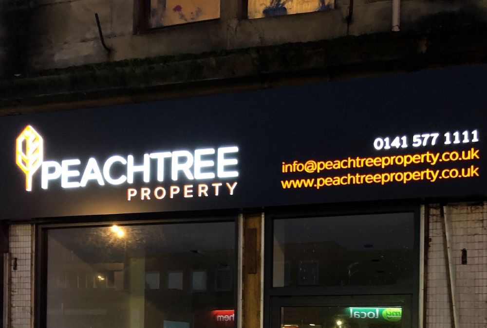 push through Lightbox Signs Glasgow Lightboxes, signs Glasgow, Sign Makers Glasgow, Signage Glasgow, Signage Company Glasgow, Lanarkshire, Edinburgh