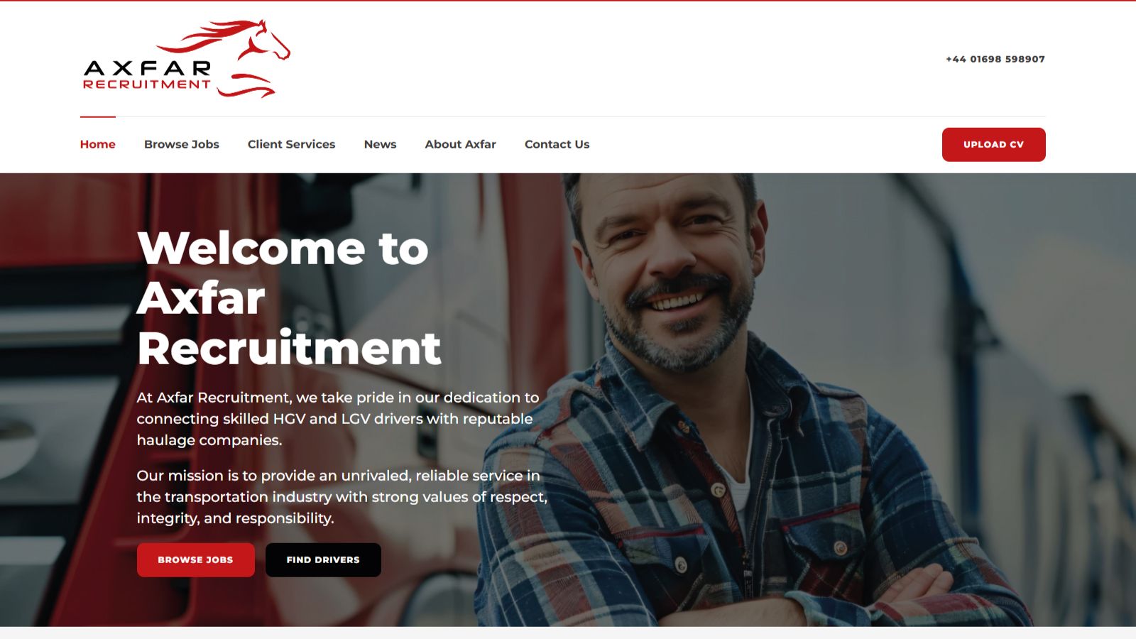 Web Design Bellshill Lanarkshire Axfar Recruitment